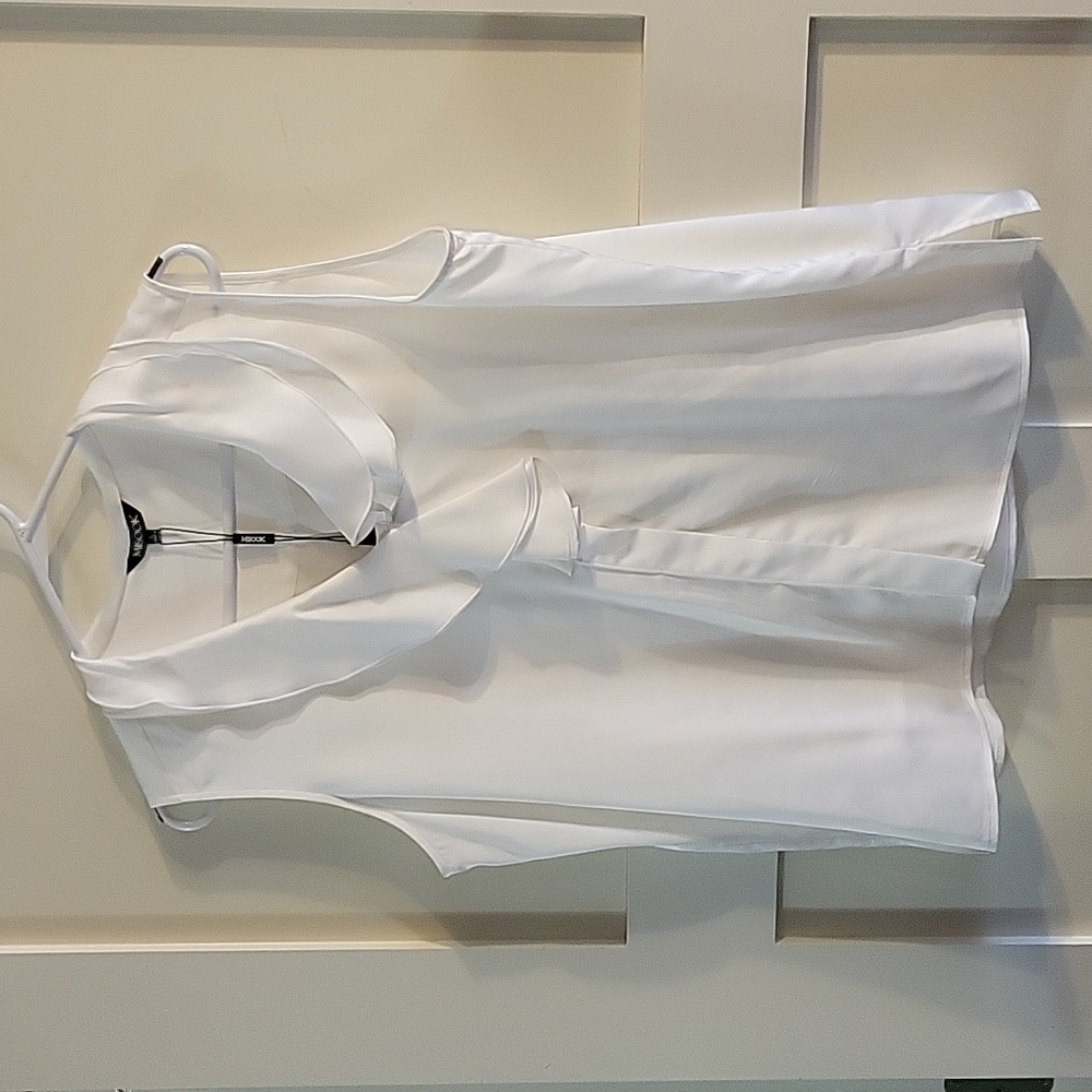 Waterfall Ruffle Crepe de Chine Blouse